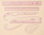 Set Of Pattern-Making Rulers