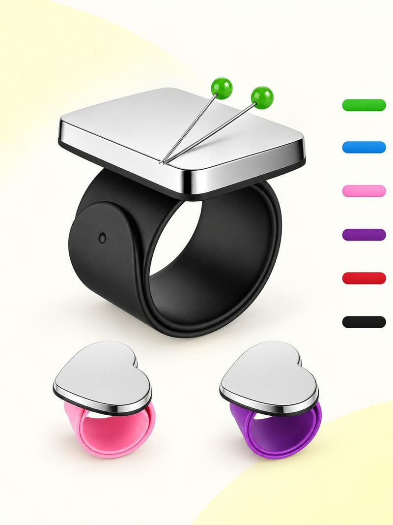 Magnetic wrist pin holder