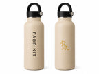 FabriKit insulated bottle, front and back
