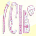 Set of pattern-making rulers