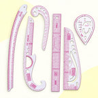 Set of pattern-making rulers