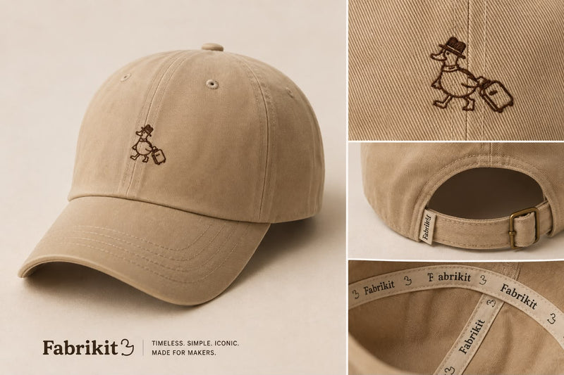 FabriKit signature cap with details